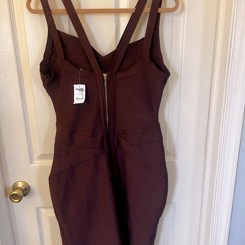 Women’s XL burgundy Charlotte Russe dress. Never worn, great condition